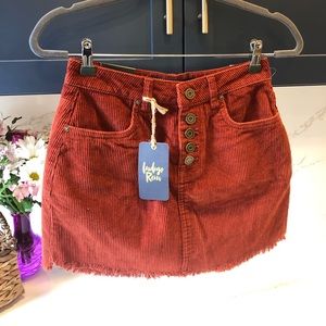 Corduroy skirt